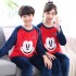 Nuevo franela ninos pijamas set suave pjs set para primavera