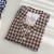 A06 Men's Plaid Homewear Coffee Grid 