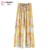pantalones cropped-Camellia con Fondo Amarillo 
