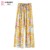 pantalones cropped-Camellia con Fondo Amarillo 