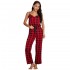 Body Pajamas de la UE de Amazon para mujeres, pantalones de verano con tirantes para el hogar con envío directo.