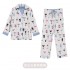 Pijama de una sola pieza de franela suave y cálida de manga larga para otoño/invierno - Nuevo modelo