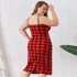 Bata de talla grande de estilo europeo en Amazon - vestido de verano con tirantes sexys y de seda de imitación en eBay