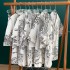Conjunto de pantalones cortos y camiseta con estampado de leopardo personalizado para mujer, de algodón transpirable + rayón para casa y pijama, se puede usar afuera