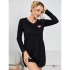 Ropa de dormir para mujeres europeas y americanas en Amazon, mono estampado en forma de corazón para el verano