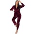 Pijama de terciopelo grueso para mujeres estilo Amazon de Europa y América, para el hogar o para vestir, se puede usar fuera