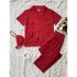 Conjunto de tres piezas de pijama para mujer de Amazon de Europa y América, para la primavera y el verano, con chaqueta de manga corta, para el hogar o para vestir