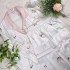 Nuevo conjunto de pijama de seda de hielo para mujeres con patrón de mantequilla, de manga larga, para el hogar o para vestir, con estampado posicional de alta gama para usar en público