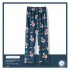 Pantalones de pijama para hombres de algodón para la primavera y el otoño, pantalones anchos de dibujos animados lindos para el hogar o para vestir