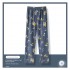 Pantalones de pijama para hombres de algodón para la primavera y el otoño, pantalones anchos de dibujos animados lindos para el hogar o para vestir