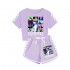 Camiseta de Taylor Swift para niños y niñas y pijama deportivo de pantalones cortos conjunto de Taylor Swift para niños