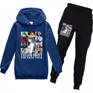 Conjunto de pijama Taylor Swift con sudadera y pantalón informal para niños