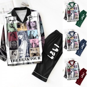 Moda Taylor Swift pijama talla extra Taylor Swift Star Style pijama set