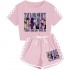 Camiseta Taylor Swift y pantalones cortos conjuntos de pijamas deportivos para niños y niñas