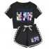 Camiseta Taylor Swift y pantalones cortos conjuntos de pijamas deportivos para niños y niñas