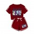 Camiseta de Taylor Swift para niños y niñas y pijama deportivo de pantalones cortos conjunto de Taylor Swift para niños