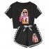Taylor Swift camisetas para niños y niñas y pantalones cortos pijamas deportivos para niños 1989 Taylor Swift pijamas conjuntos