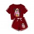 Taylor Swift camisetas para niños y niñas y pantalones cortos pijamas deportivos para niños 1989 Taylor Swift pijamas conjuntos