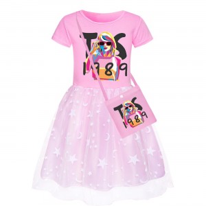 Taylor Swift chica falda corta Taylor Swift estrella Rainbow Lace falda Taylor Swift pijama con bolsa pequeña