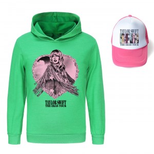 Taylor Swift Boys and girls' sudadera con capucha + hat 4 colores Taylor Swift Pyjama y Rosa visor