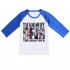 Taylor Swift camiseta de manga corta para niños pijama de manga corta de tres puntos