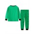 Precio de Navidad Recortes 2pcs Niños pequeños Dinosaurio Dibujos animados Impreso Contraste Trim Navidad Pijamas Pantalones Conjuntos