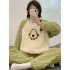 Conjunto de pijama lindo de 2 piezas con estampado de aguacate