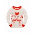 Popshion-Conjunto de pantalones de pijama con ribete de contraste y parte superior de animales de dibujos animados de flamencos para niñas