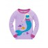 Navidad Popshion 2 piezas niñas sirena dibujos animados Animal patrón Top y pantalones de pijama conjunto