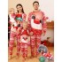 Conjunto de pijama a juego con estampado navideño de renos para hombre