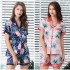 senoras rosado seda de hielo batas Set para verano Pijama seda simulado hembra