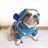 suéter de terciopelo de visón vestido de Navidad vestido de pijama de cachorro de mascota