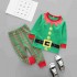 Ropa de bebé Ropa interior Ropa de algodón Pijamas de Navidad