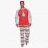 Juego de pijamas familiares de moda navideña a juego