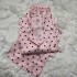 VS pink polka dot senior suave y agradable para la piel ropa de dormir para mujer de manga larga