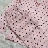 VS pink polka dot senior suave y agradable para la piel ropa de dormir para mujer de manga larga