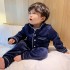 invierno ninos Ropa engrosada Golden Mink Down Ocio Cómodo pijamas