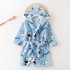 Nuevos niños franela pijamas y robe sets suaves pijamas para y muchachas