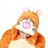 Encantador Tigger Dibujos animados animales onesies Costumes baratos Lindo pjs para senoras