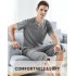 algodón manga corta pijamas 100% algodón impact color simple leisure T-shirt