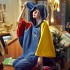 Traje de pijama de camisón de franela de dos piezas cálido y grueso para mujer
