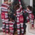 2019 pijamas a juego familia suit ninos pijamas Striped Navidenos tree Impresióned Navidenos Vestido