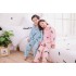 Pantalones de manga larga de seda de sección delgada Pijamas familiares para padres e hijos al por mayor