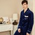 traje de pijama de invierno franela para hombre