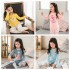 Encantador niñas lounge pijamas set para primavera Lindo cómodo Pjs para niños