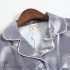 Encantador seda de hielo hembra pijamas para verano ocio mujer seda ropa de dormir
