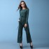 Casual senorass lounge pijamas irregular plisado De punto cómodo mujer batas