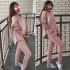 Pantalones de suéter holgados con capucha holgados de la calle casual con pantalones