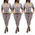 Nuevo De punto Impresión ocio ropa de dormir para primavera cómodo lounge pijamas sets