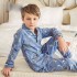 algodón puro Manga larga 'pijamas para primavera y para caes